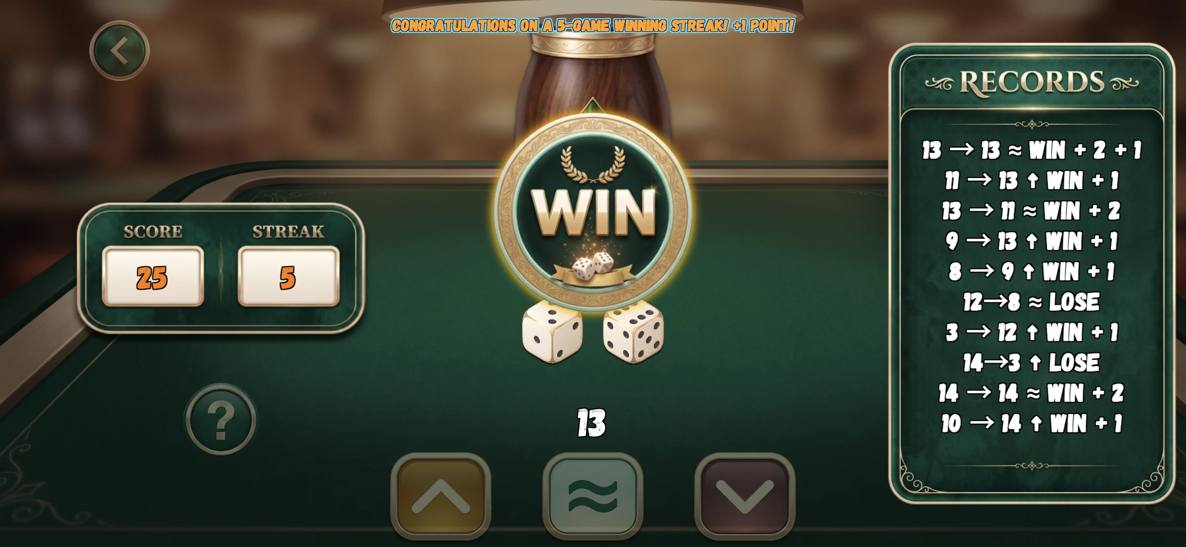 Lucky Velvet Dice screenshot